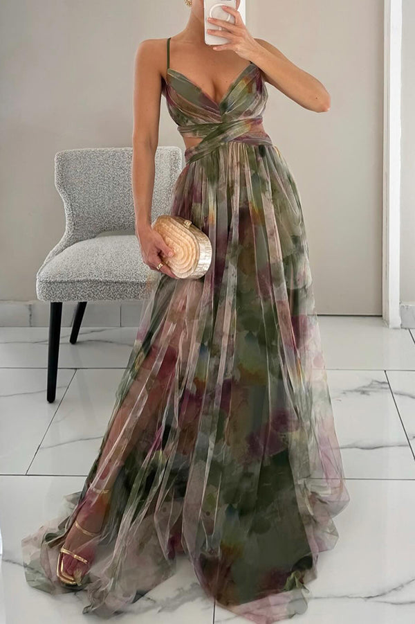 Samira | Lange Sommerkleid – Florale Frische und romantischer Stil 