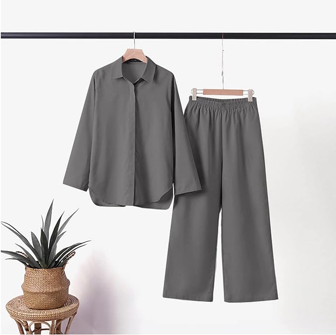 Leana | Conjunto Chic Desenfadado – Líneas Puras y Confort Asegurado 