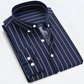 Idriss | Chemise à Rayures Fines – Coupe Ajustée & Style Polyvalent