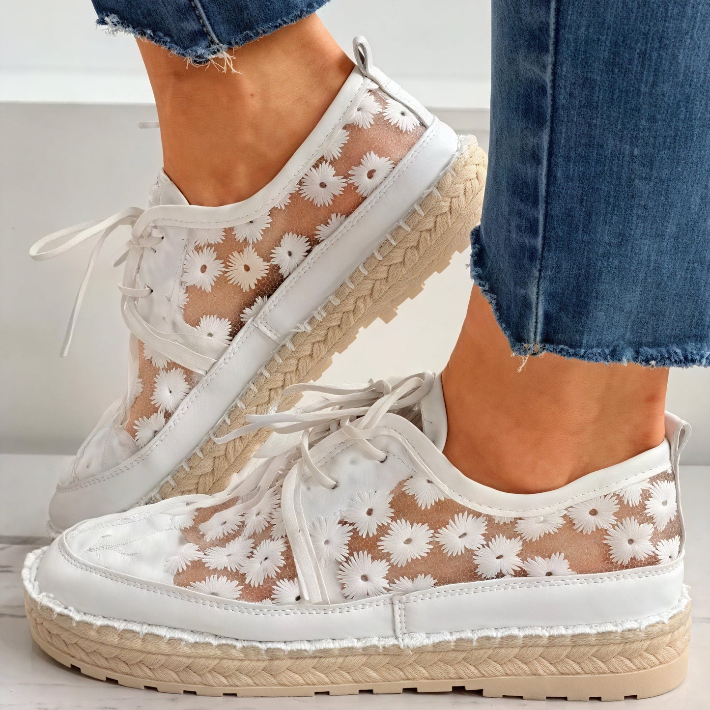 Bernice | Ademend Schoenen – Bloemenstof En Elegant 