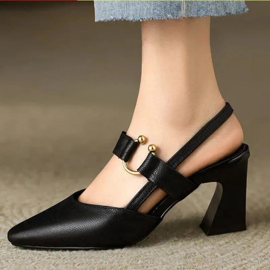 Sabine | Escarpins Ouverts À Talons – Élégant Et Sophistiqué