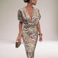 Agnès | Glamour Dress – Twisted Detail and Timeless Charm 