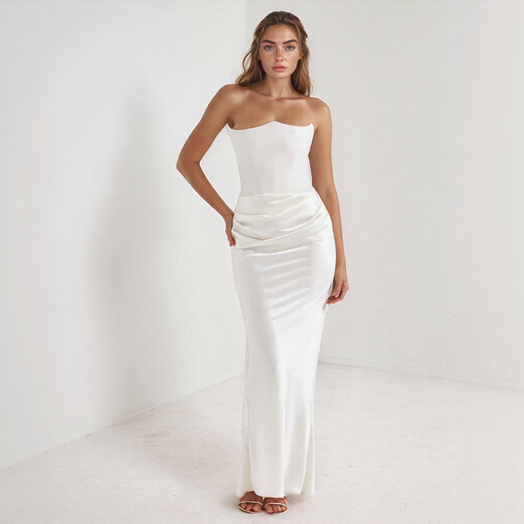 Fadel | Elegant Korsetjurk – Maxi Lengte En Verfijnde Stijl 