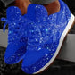 Wiam-Rosa | Zapatos Informales Brillantes – Estilo Diario y Toque Brillante 