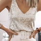 Milena | Top Sleeveless with Sequins 