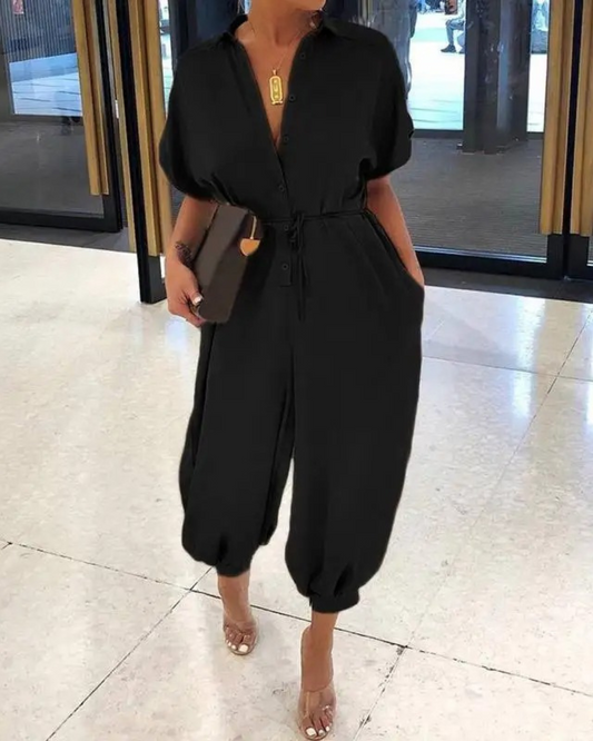 Amélie | Combinație cu brâu pentru femei – Look trendy și versatil 