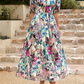 Alma | Bloemenjurk – Romantische Elegantie En Gestructureerde Mouwen 