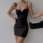 Chloé|Lange Satinrobe, um Ihre Silhouette mit Eleganz zu betonen 