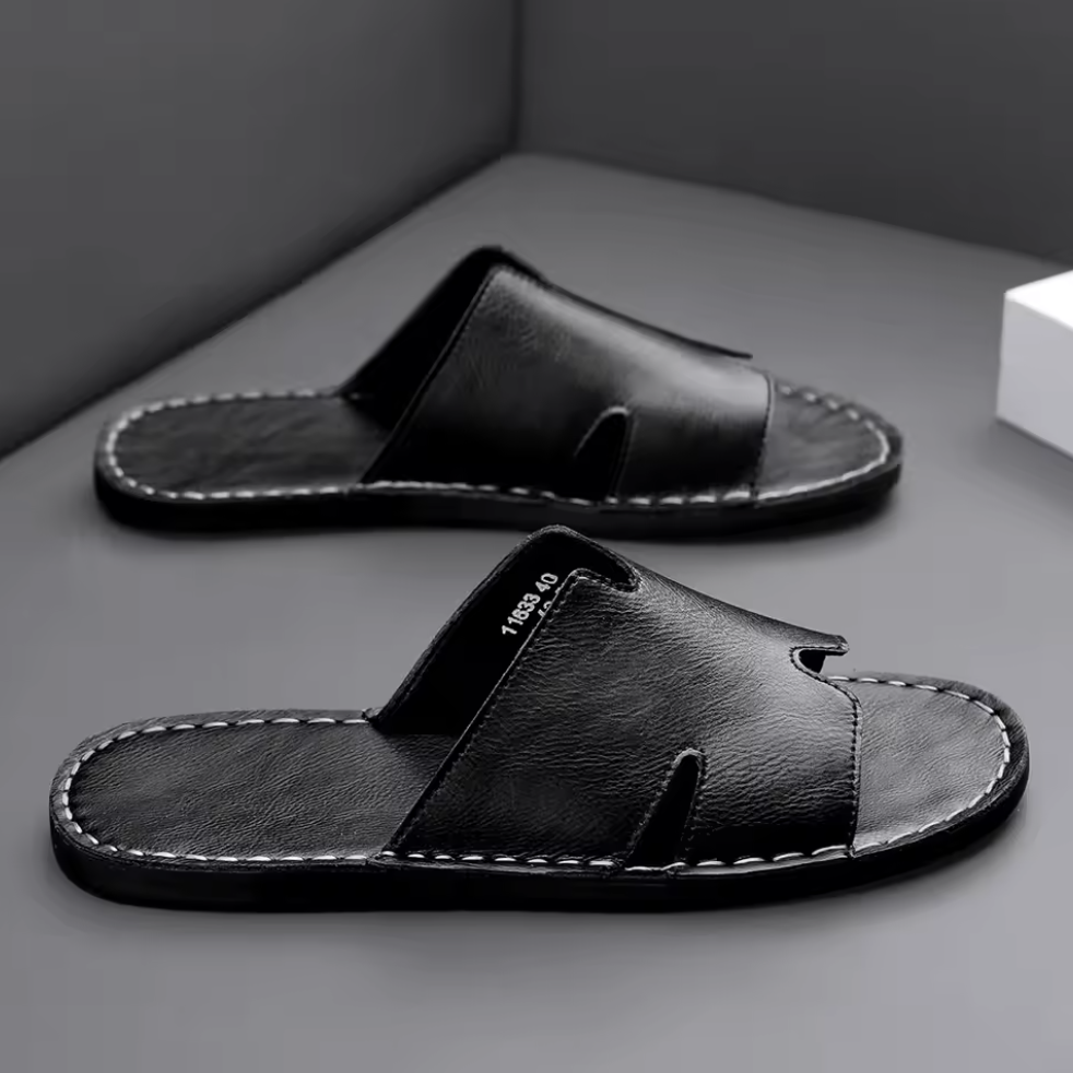 Lucas|Leder Sandalen Komfort für sicheres leichtes Gehen 